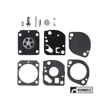 Sunbelt Rebuild Kit, Carburetor 3" x3" x1" A-B1ZMRB134A